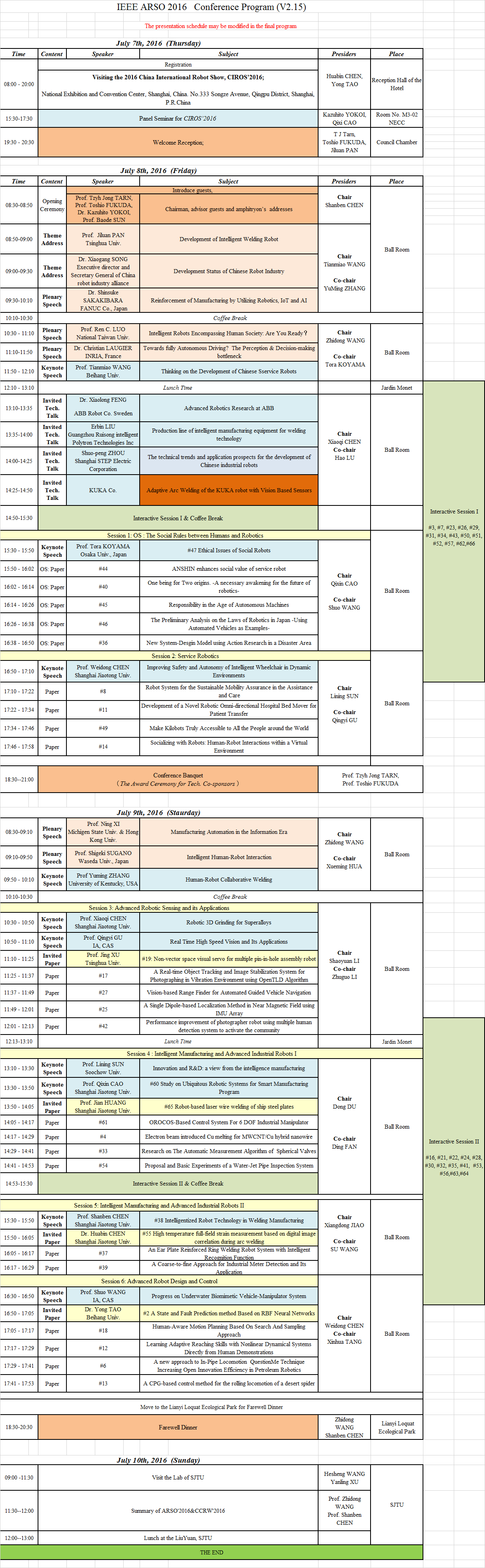 ARSO2016_Program